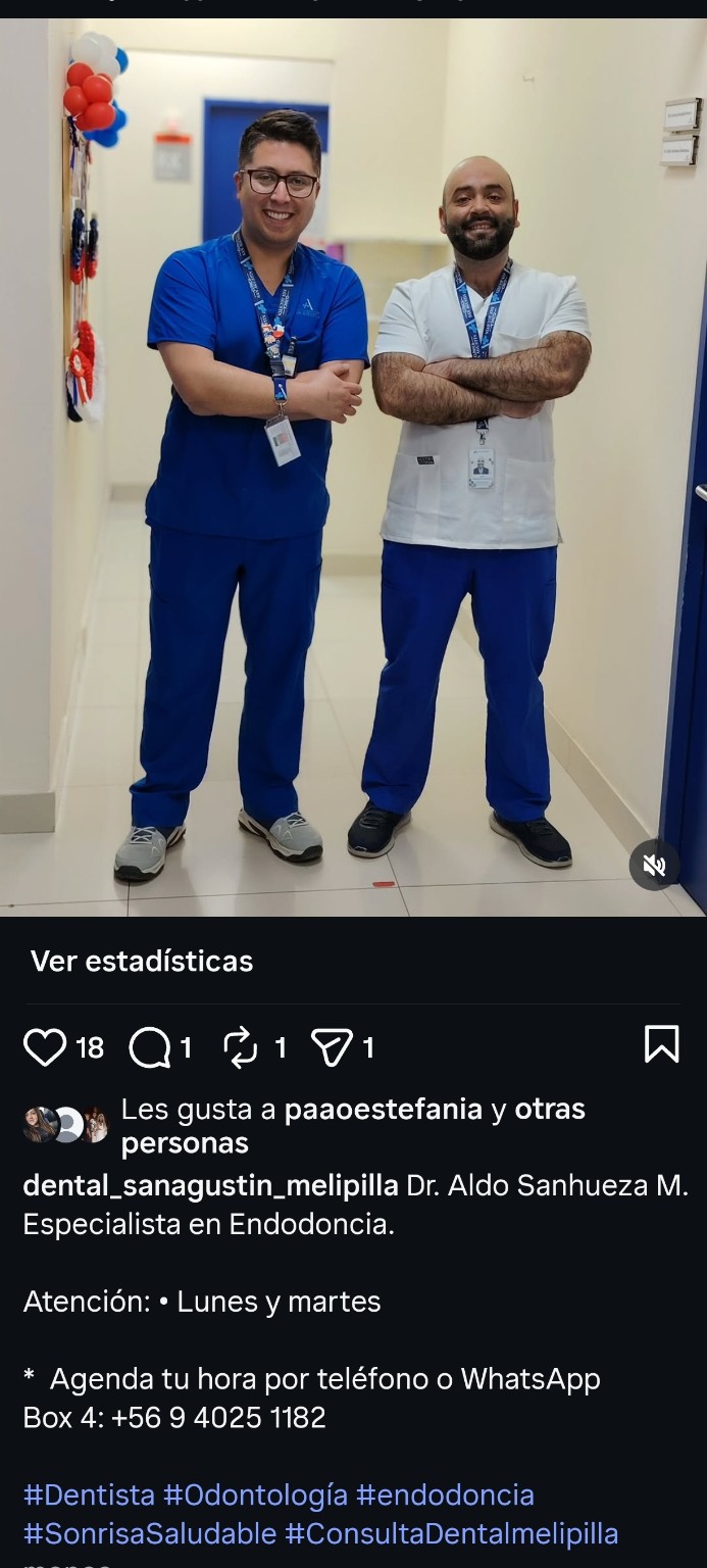 Publicación de Dr. Aldo Sanhueza con su equipo