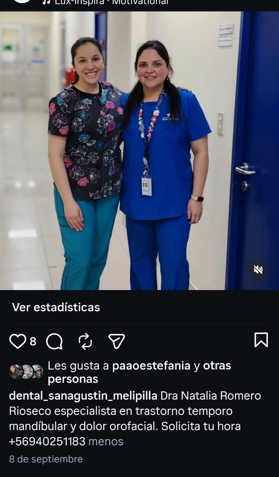 Publicación de Dra. Natalia Romero Rioseco con su equipo